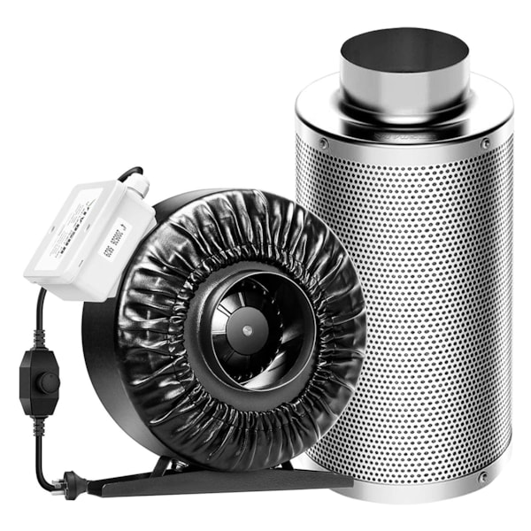 VIVOSUN 2' x 4' Grow Tent w/ 4" 6" inch Inline Fan Carbon Filter Air Ducting Kit 