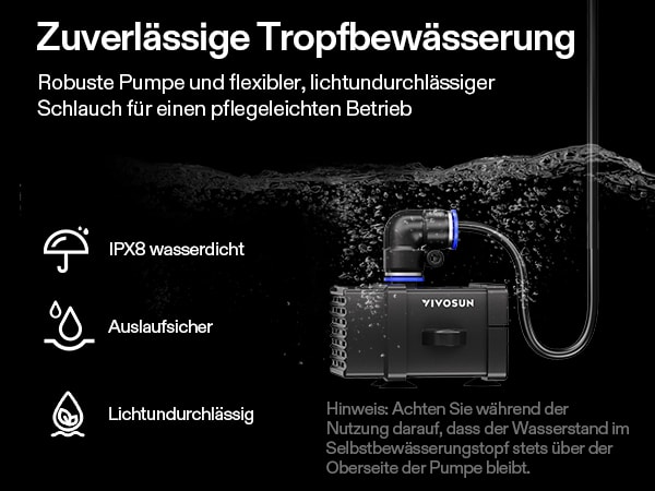 Gebruikershandleiding voor de VIVOSUN FlexFeed druppelirrigatieset