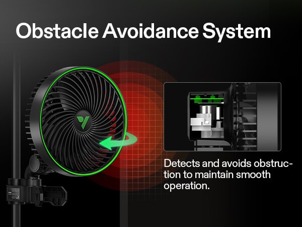 Vivosun AeroWave E6 Clip-on Fan Air Circulator For Grow Tent