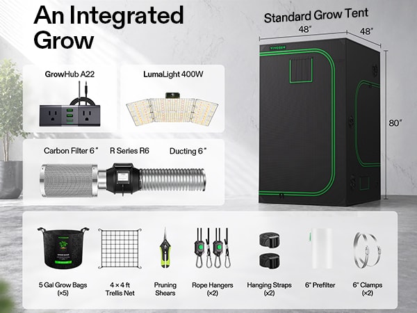 グロウテントセット　VIVOSUN Vivosun Standard Grow Tent Kit GIY-44 4x4