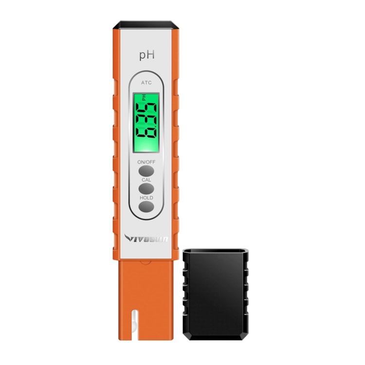 Antagonisme gas pk VIVOSUN PH Meter Digital PH Tester Pen 0.01 High Accuracy Water Quality  Tester with 0-14