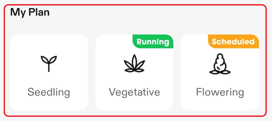 Status of recipe